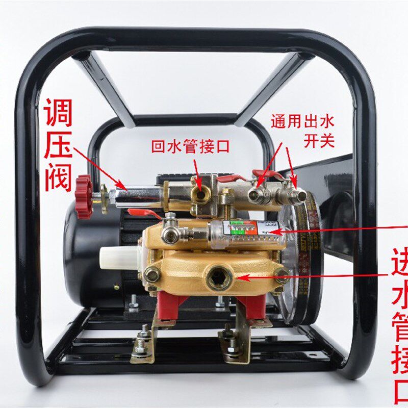 速发特惠农用电动220V1.5/2.千瓦物理机喷药机喷雾器清洗机雾炮机