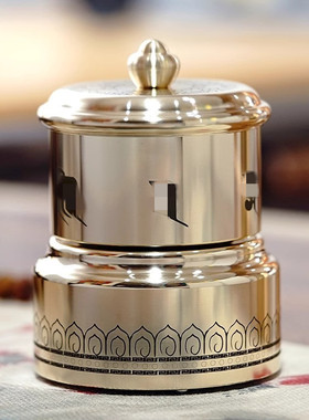 速发右挽澜狂纯铜转金轮电动微缩金文家用转金筒桌面转动摆件六字