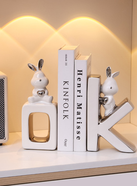 速发轻摆高档兔子书档奢件客厅家居玄关酒品电视柜装饰柜乔迁新居