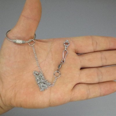 速发鹦鹉脚环脚链不锈钢鸟链子八哥伯劳牡丹玄凤虎皮开口环鸟站架