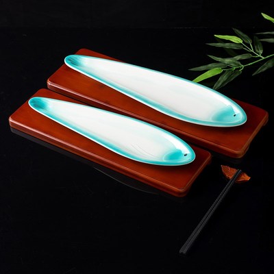 速发限量清档库存餐具酒店餐厅装鱼盘高仓会所盘厅私房菜陶瓷餐子