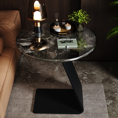 边几意式极简天然奢石沙发边几