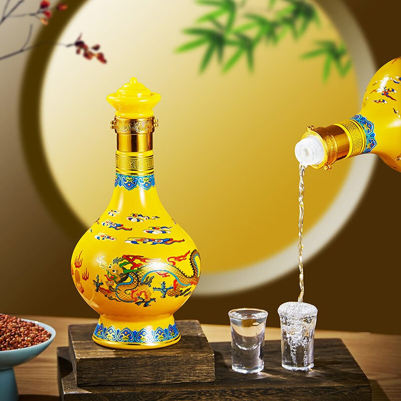 永丰牌北京二锅头 永丰黄龙 清香型白酒 纯粮酿造