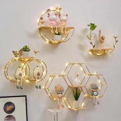 免打孔客厅壁挂墙面装饰品轻奢墙上挂件沙发背景壁饰收纳置物架