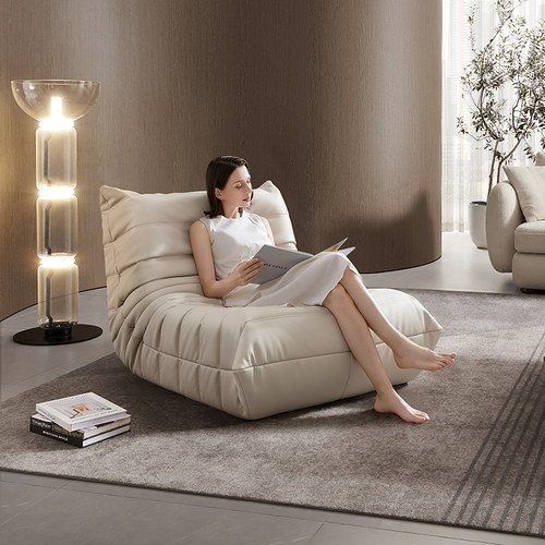 芝华仕现代简约毛毛虫小沙发