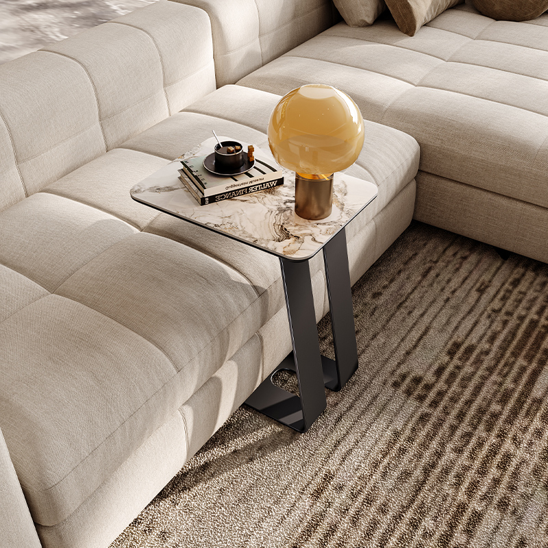 芝华仕沙发可嵌入边几柜现代极简移动迷你小茶几方圆桌简易dg07/8