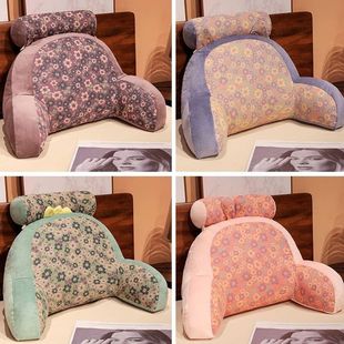 床头靠垫大靠背护颈护腰靠垫办公室座椅靠枕沙发抱枕午睡可拆洗厂