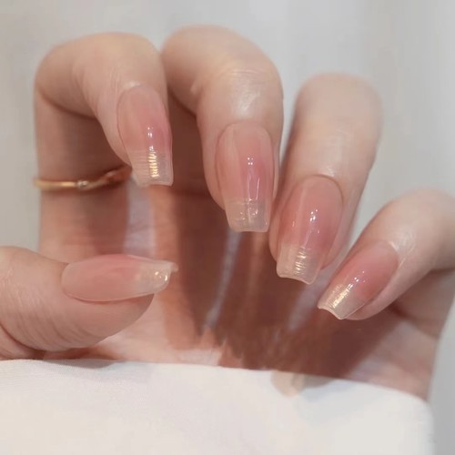 手工定制法式腮红显白穿戴甲