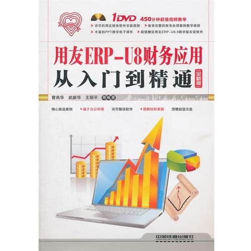 曹燕华,武新华,王丽平　编著用友ERPU8财务应用从入门到精通（正版旧书包邮）中国铁道出版社9787113132446