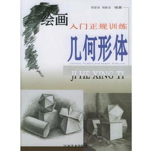 刘景奇,刘新奇 编著绘画入门正规训练.几何形体（正版旧书包邮）江西美术出版社9787806901359
