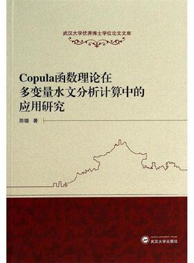 陈璐 著Copula函数理论在多变量水文分析计算中的应用研究（正版旧书包邮）武汉大学出版社9787307117686
