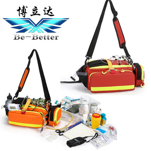 防水斜挎腰挎急救包具备分隔系统色标指示生命监护包单兵处置包