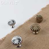 OLRVLI欧式 纯黄铜实心拉手橱柜柜门抽屉金色复古轻奢铜把手 英式