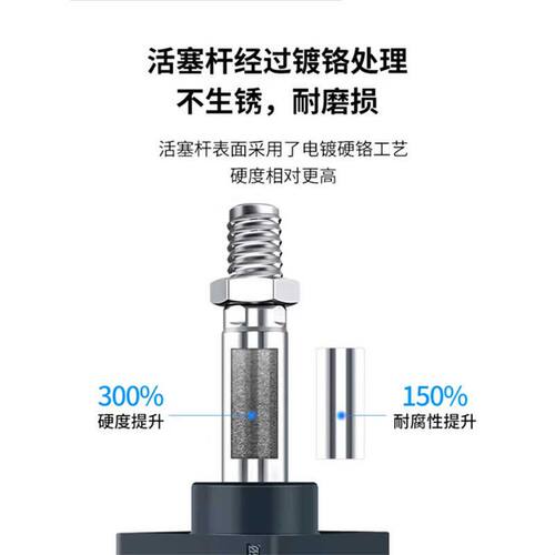 气动小型标准气缸大推力SC32/40/50/63/80X25X50X75X100X150X200S