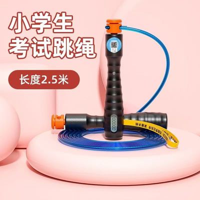 汇海中考体育考试专用跳绳计时计数款钢丝绳中小学生体测训练2025