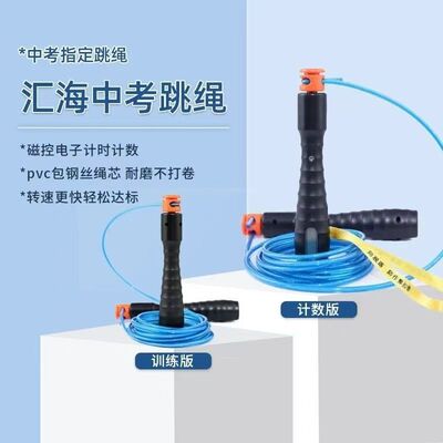 汇海中考专用跳绳广东杭州恩施中小学生体育考试专业4m计数钢丝绳