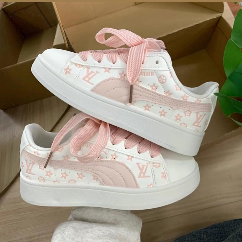 厚底小白鞋女2025新款春秋百搭休闲板鞋ins潮小众设计感面包鞋子