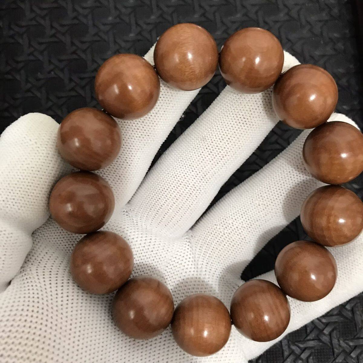 老枣木手串拆房料带水波纹纹路清晰漂亮佛珠手链