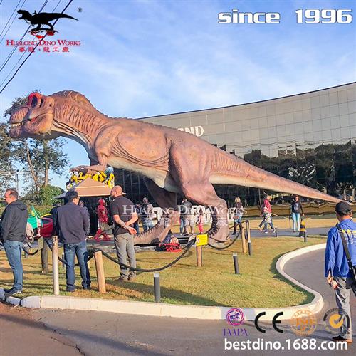 网红产品仿真霸王龙模型主题公园设施设备景观装饰来图定制