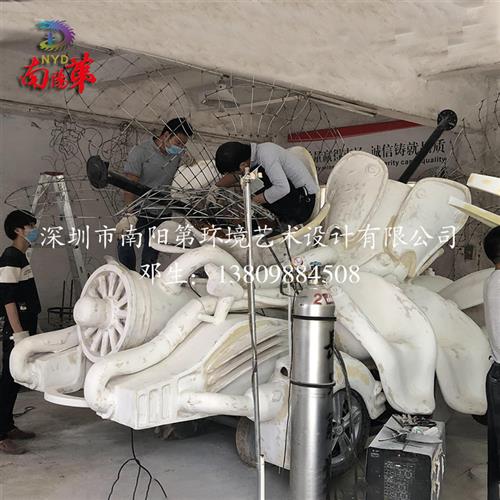 户外游乐园彩车花车巡游彩车玻璃钢LED彩车巡游花车创意制作