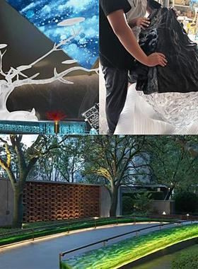 玻璃钢户外雕塑定制透明树脂室内摆件酒店创意大型高档装饰品定做