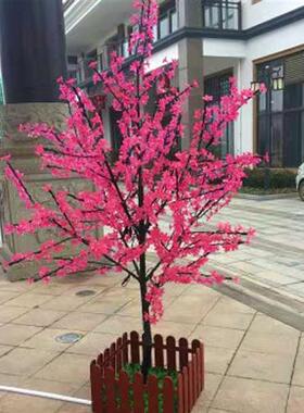 led仿真樱花树灯发光树灯户外工程景观庭院树灯防水耐寒装饰别墅