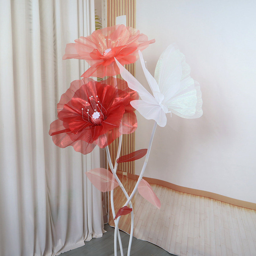 婚礼布置蝴蝶立柱摆件农村婚房卧室客厅装饰纱花引路指示牌一整套,节庆用品/礼品,路引,淘宝优惠券,粉丝福利购,淘宝优惠卷