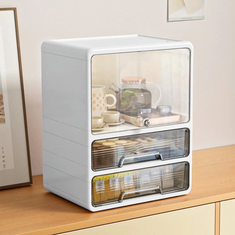 防尘杯子收纳置物架家用大容量