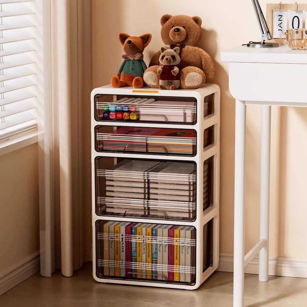 桌下收纳柜可移动抽屉式多层