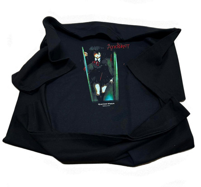 WHO CARE复古大百科Another blacktee替身动漫见崎鸣个性短袖T恤