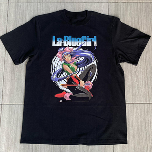 LA BLUE GIRL短袖T恤 Manga cartoon vintage 90s y2k lookTshirt