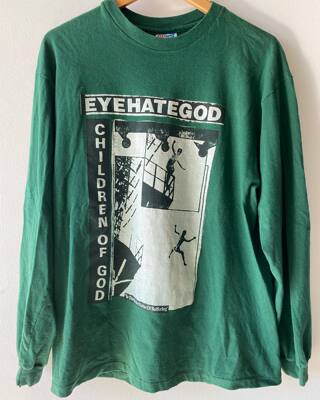 WHO CARE复古大百科 美式复古小众name of suffering长袖T恤 宽松