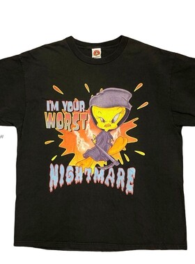 Looney Tunes tee/tshirtcartoon TweetyBird乐一通崔弟短袖T恤