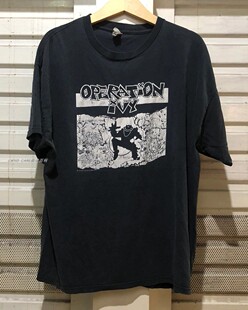 WHO CARE复古大百科常青藤行动Operation Ivy乐队美式宽松短袖T恤