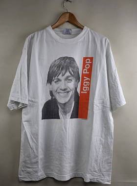 WHO CARE复古大百科1998 Iggy Pop Trainspotting复古休闲短袖T恤