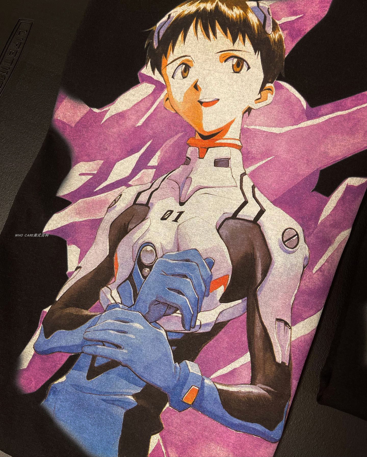 短袖T恤绫波丽无性别高街硬挺