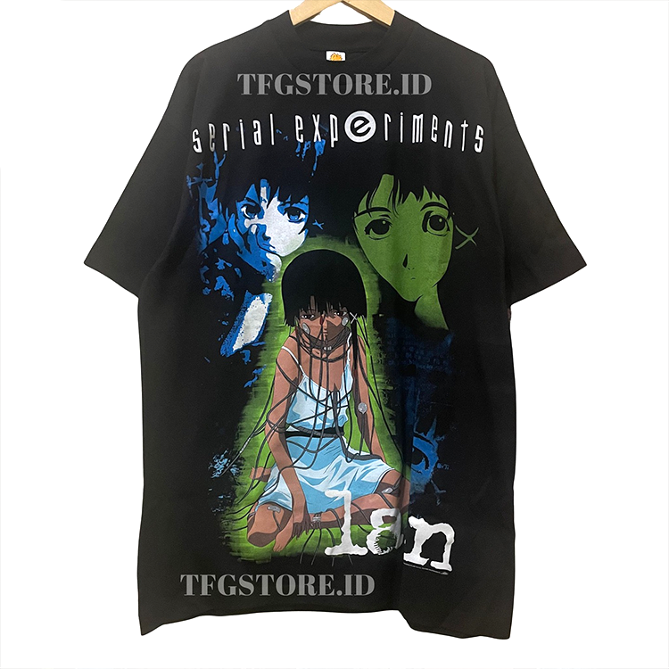 WHO CARE复古大百科  日漫lain铃音卡通动漫小众男女同款短袖T恤