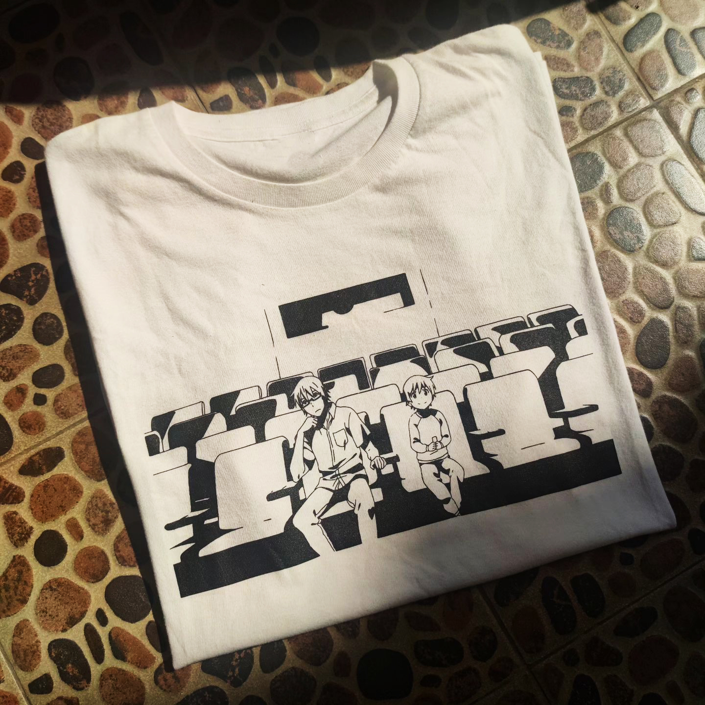 小领口！Erased Anime WhiteTee只有我不存在的城市二次元短袖T恤