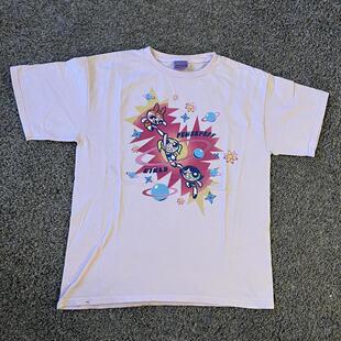 WHO CARE复古大百科the powerpuff girls 飞天小女警不透短袖T恤