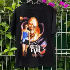 Biohazard 3 Short Sleeves Resident Evil 3 Gender-Neutral Vintage Trendy Os Short-Sleeve T-Shirt