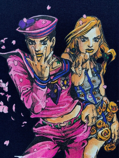 WHO CARE复古大百科 高街Jojo的奇妙冒险jojolion动漫T恤 不撞衫