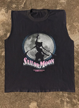 sailormoon short sleeves SailorPluto美少女战士土萌萤砍袖背心