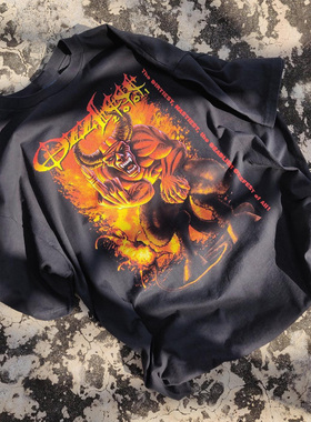 Ozzy Osbourne short sleeves奥兹彭乐队美式高街短袖T恤重金属