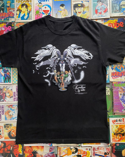 WHO CARE美式大百科endless waltzblacktee新机动战记钢弹黑T恤
