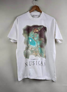 WHO CARE复古大百科Miyazaki's Nausicaa Anime高街简约短袖T恤