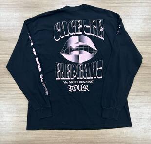 WHO CARE复古大百科 Y2K高街Cage the elephant长袖T恤 宽松复古