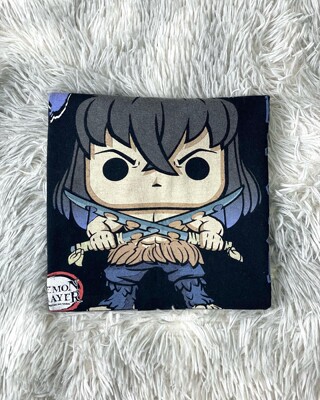 热血动漫嘴平伊之助宽松短袖