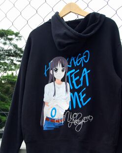 K-ON Sweatshirt Akiyama Mio anime look轻音少女秋山澪连帽卫衣