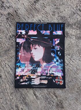 WHO CARE复古大百科PERFECT BLUEblacktee蓝色恐惧黑色T恤短袖