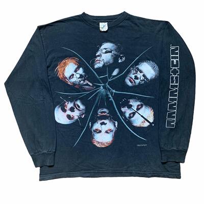 WHO CARE复古大百科 美式90年代Rammstein Sehnsucht长袖T恤 嘻哈